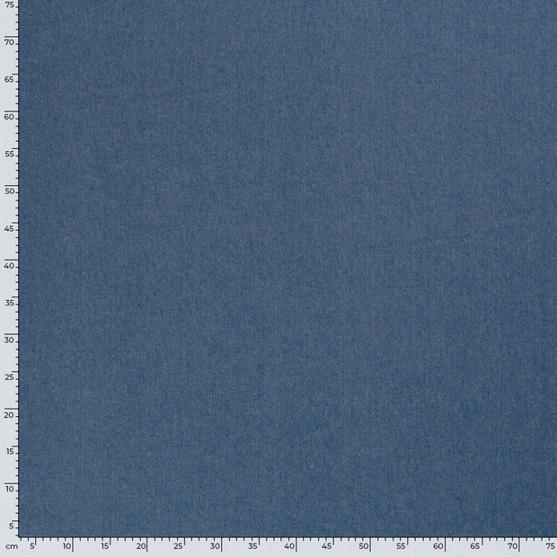 Denim Stretch fabric Unicolour Indigo
