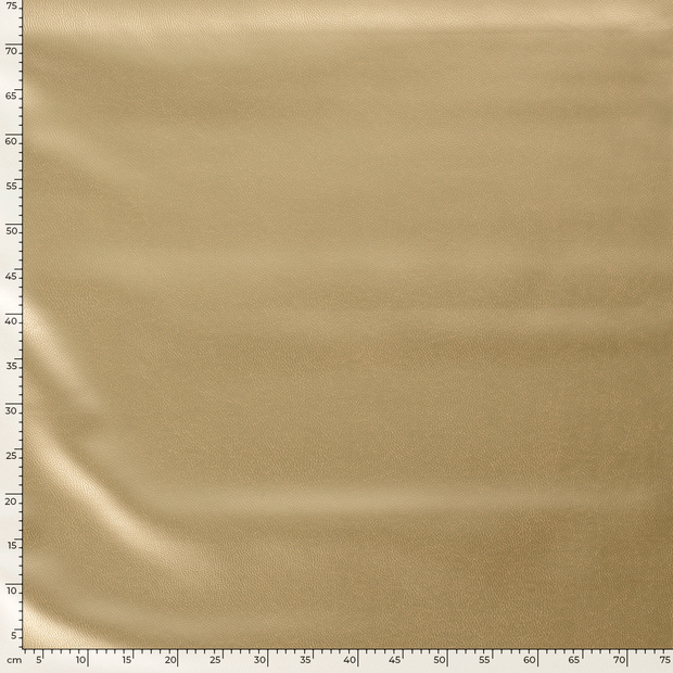 Artificial Leather fabric Unicolour Gold