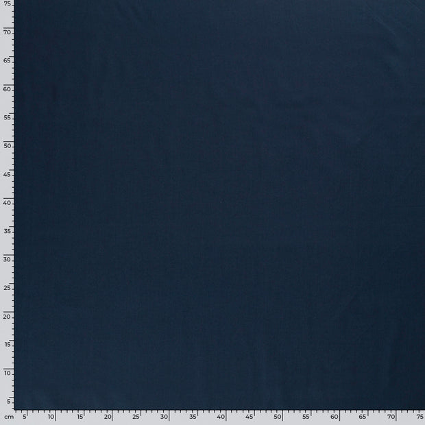 Cotton Poplin fabric Unicolour Navy