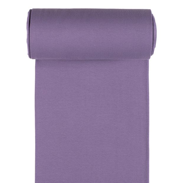 Bord Cote GOTS bio tissu Lavande mat 