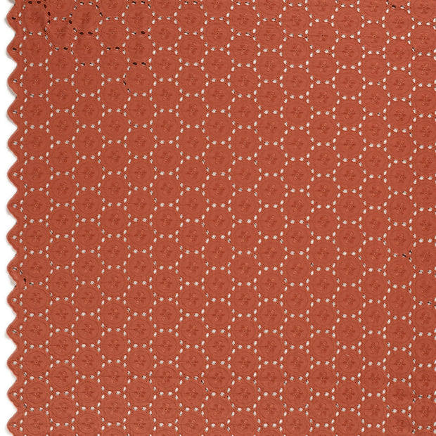 Voile fabric Redwood matte 