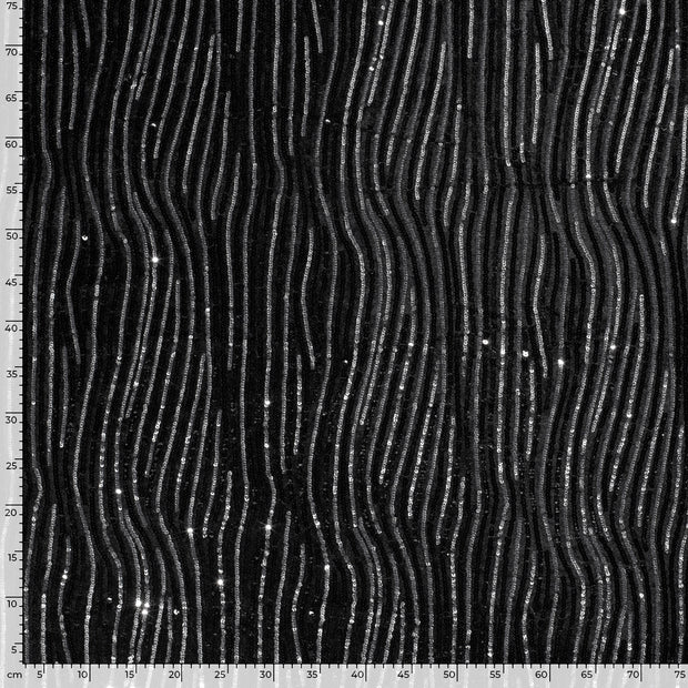 Velours tissu Unicolore Argent