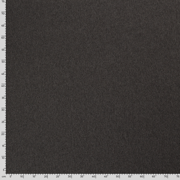 French Terry fabric Melange Dark Grey