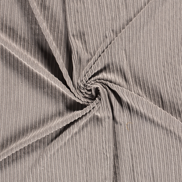 Corduroy 4.5w fabric Taupe Grey 
