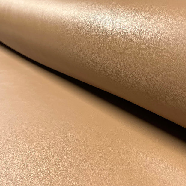 Artificial Leather fabric Unicolour Camel