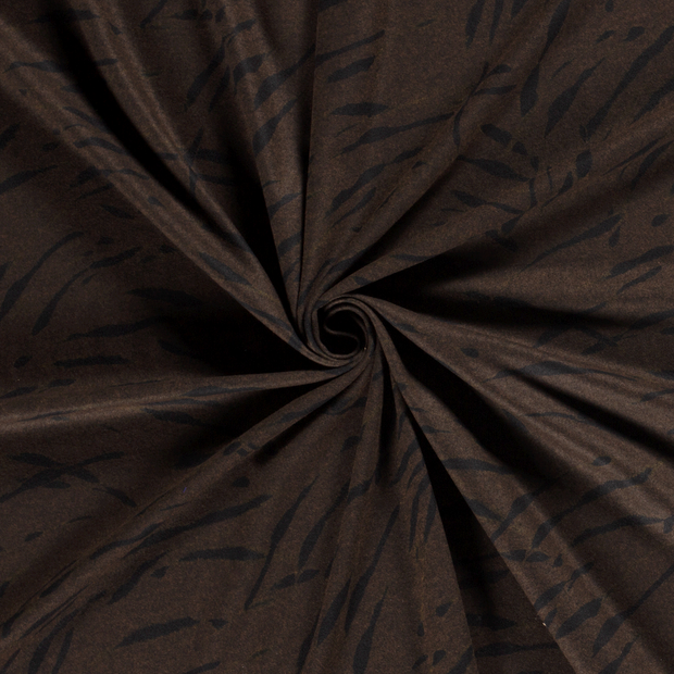 Punta di Roma fabric Brique brushed 