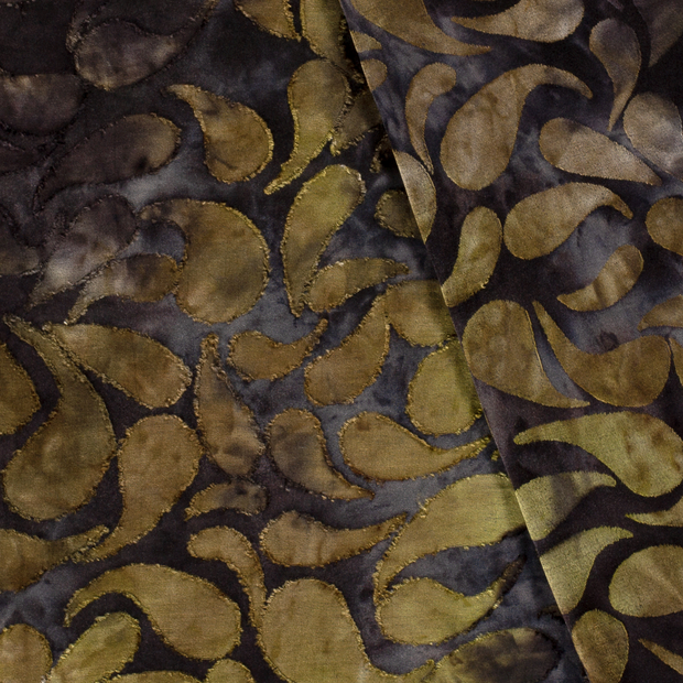 Burnout Jacquard fabric Tie Dye 