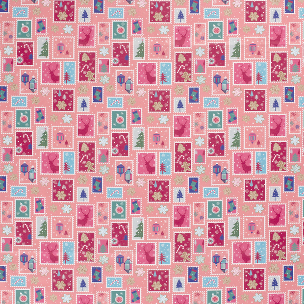 Cotton Poplin fabric Pink 