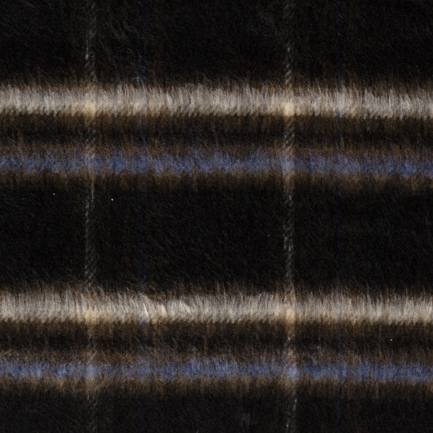 Jacquard fabric Checks Petrol