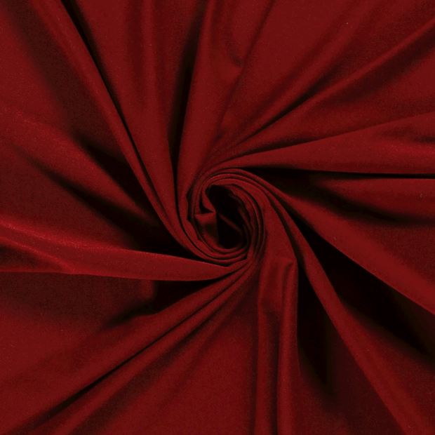 Viscosa Jersey tela Unicolor Rojo oscuro