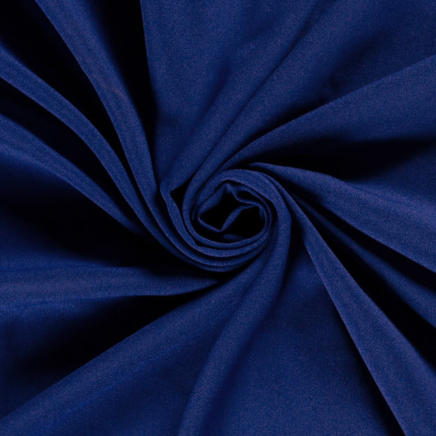 Crêpe Georgette fabric Unicolour Cobalt