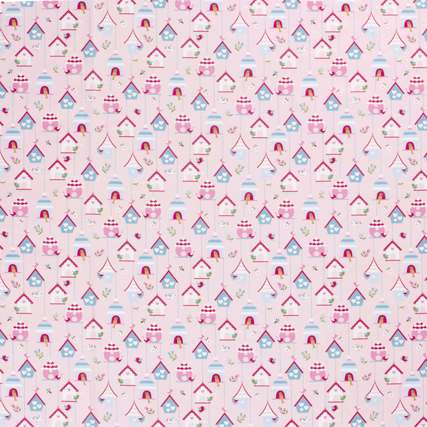 Cotton Poplin fabric Light Pink matte 