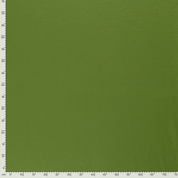 French Terry fabric Unicolour Forest Green