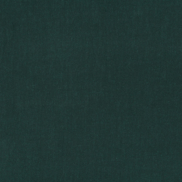 Woven Viscose Linen fabric Dark Green matte 