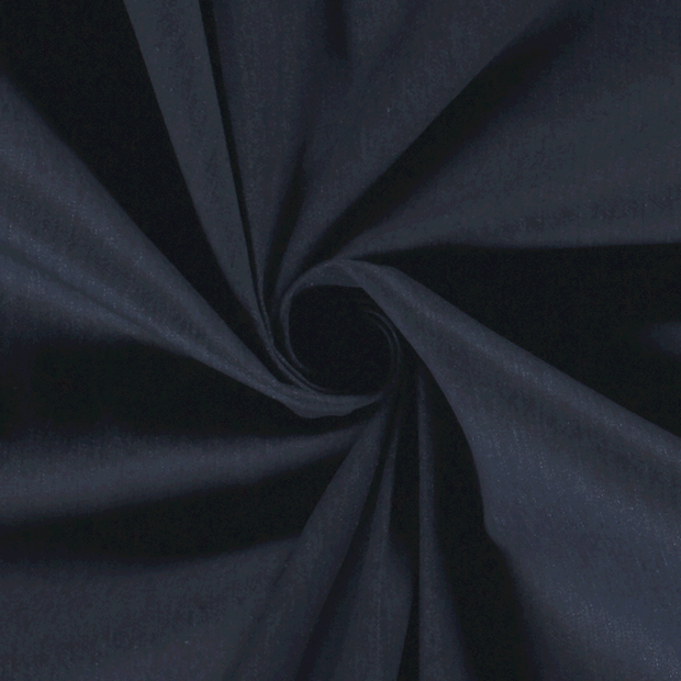 Denim fabric Unicolour Navy