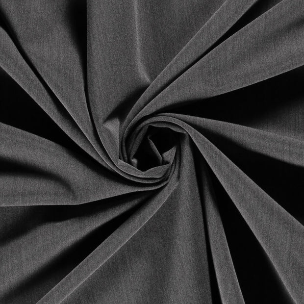 Gabardine fabric Unicolour Dark Grey