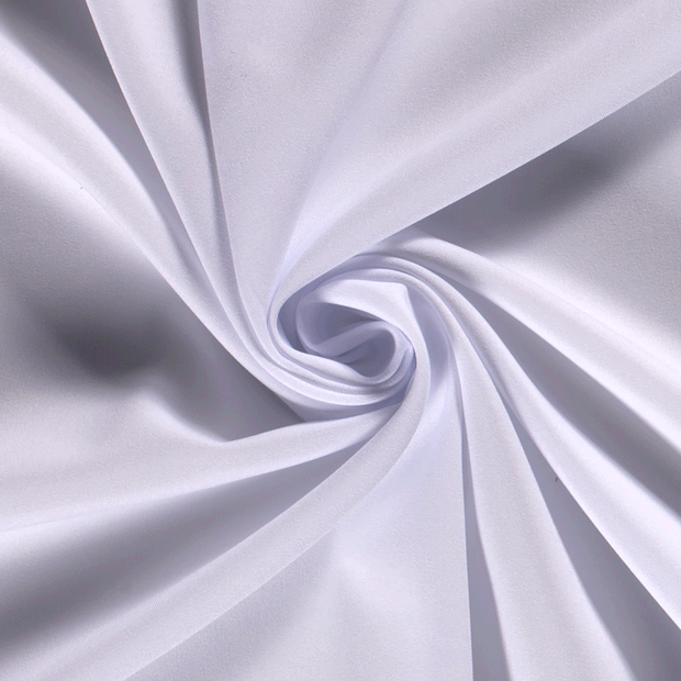 Power Stretch fabric Unicolour Optical White