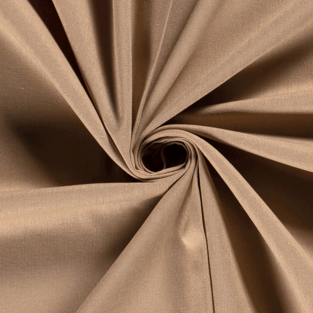 Woven Viscose Linen fabric Unicolour Beige