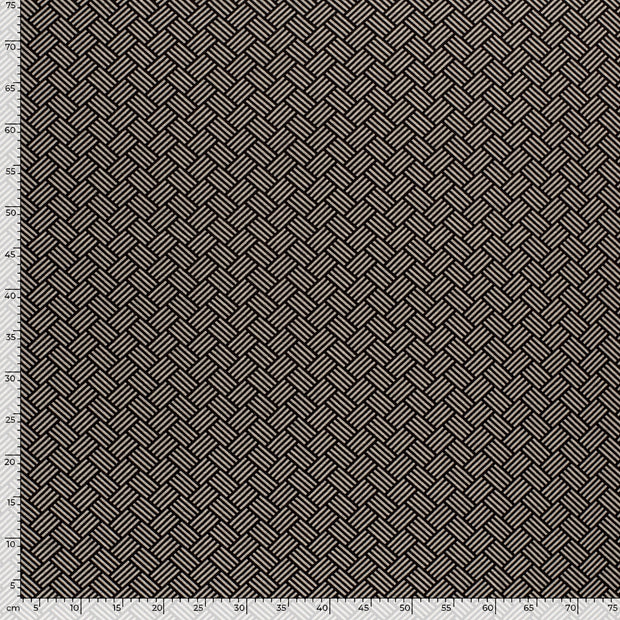 Poly Viscose Jersey fabric Abstract Beige