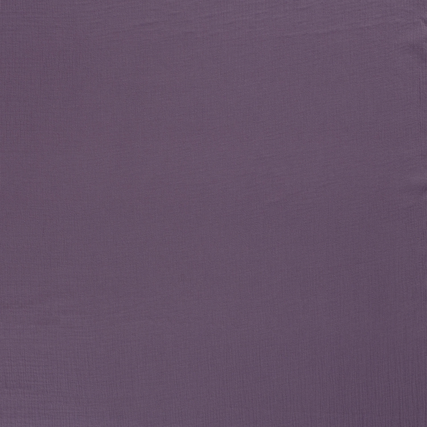 Musselin fabrik Violett matt 