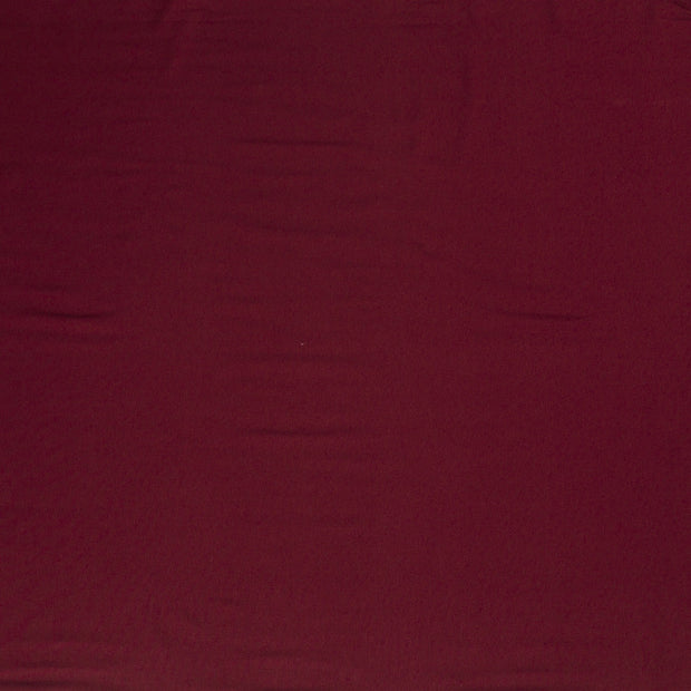 Jersey de Coton GOTS tissu Bordeaux mat 