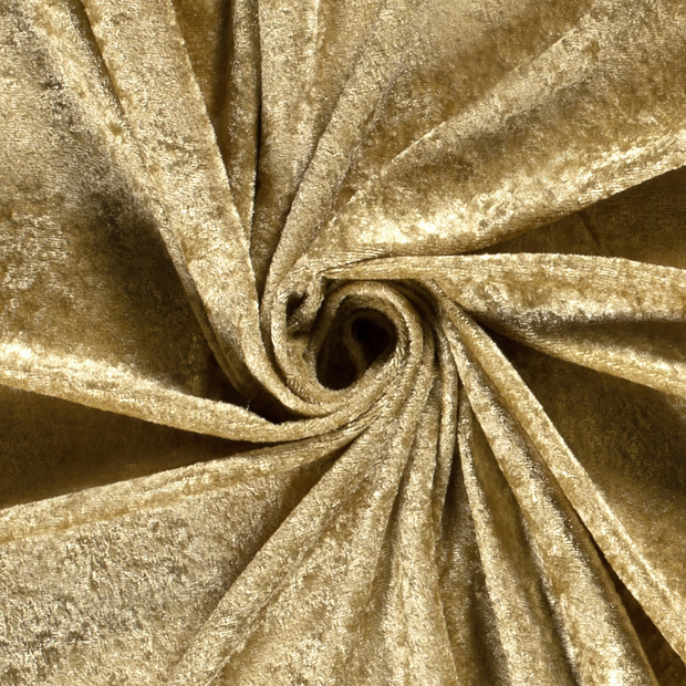 Velours fabric Unicolour Gold