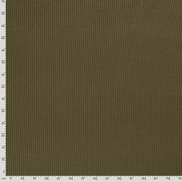 Heavy Knit tissu Torsade Vert Olive