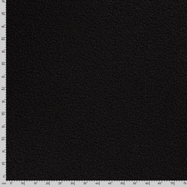 Bouclé fabric Unicolour Black