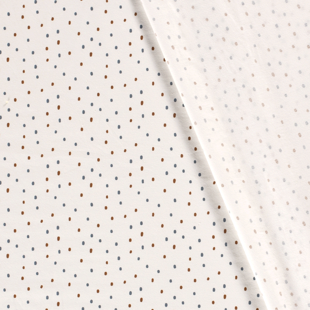 Cotton Jersey fabric Spots printed 