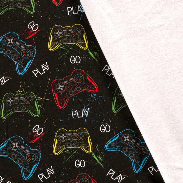 Jogging fabric Games digital printed 