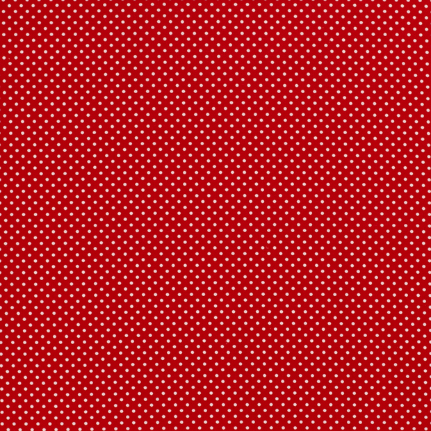 Cotton Poplin fabric Dots Red