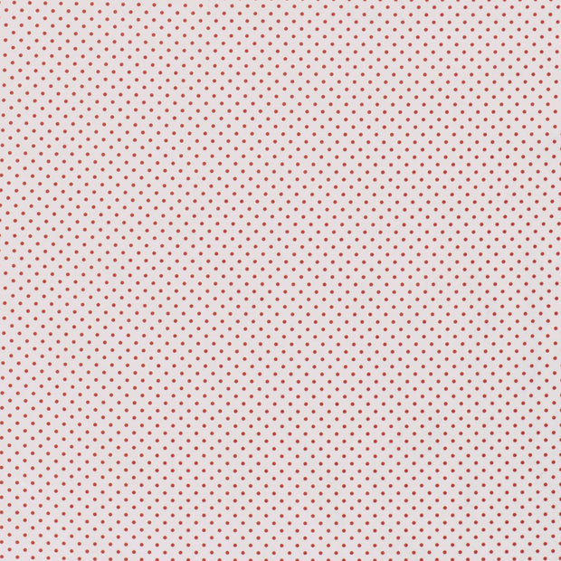 Cotton Poplin fabric Dots White