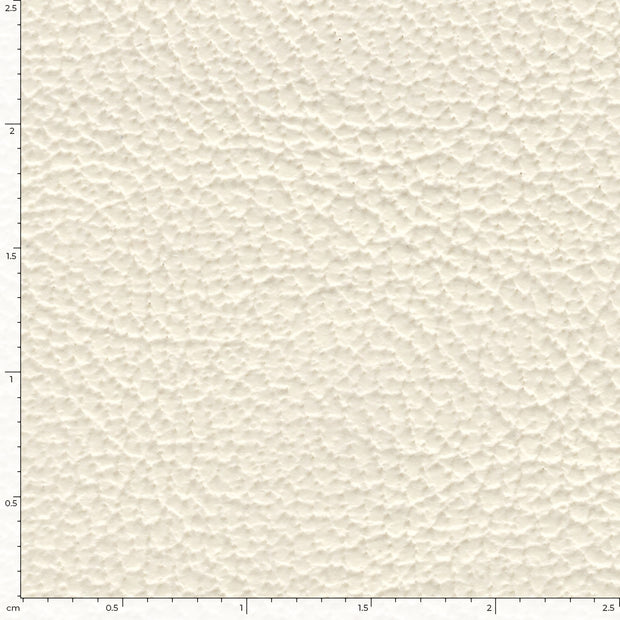 Artificial Leather fabric Unicolour Off White