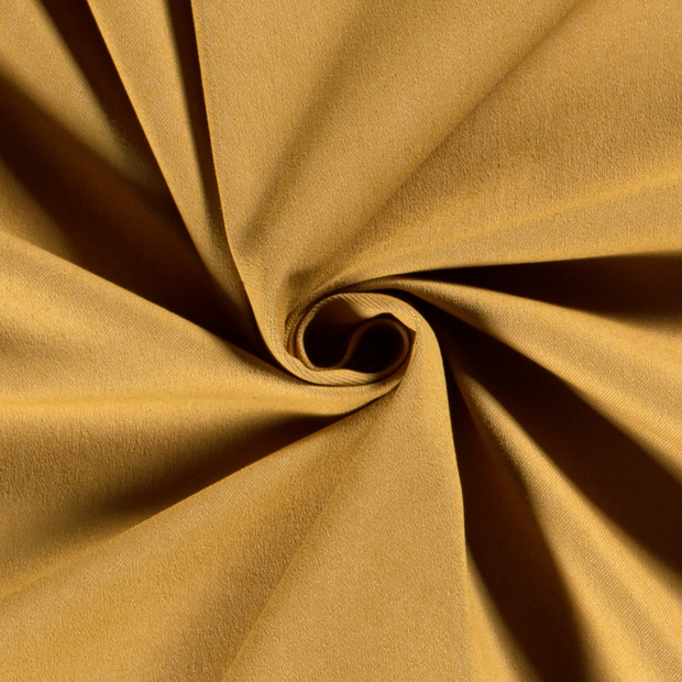 Denim Stretch fabric Unicolour Oker