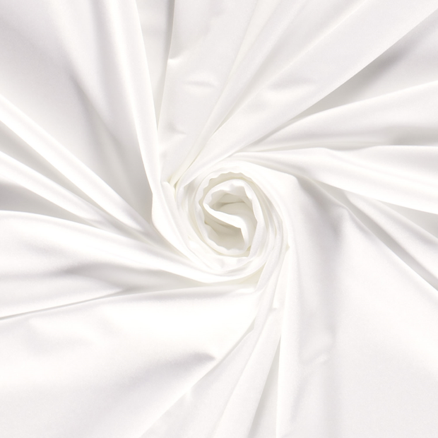 Jersey Maillot de Bain tissu Unicolore Blanc cassé