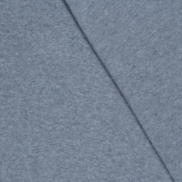 Heavy Knit fabric Melange brushed 