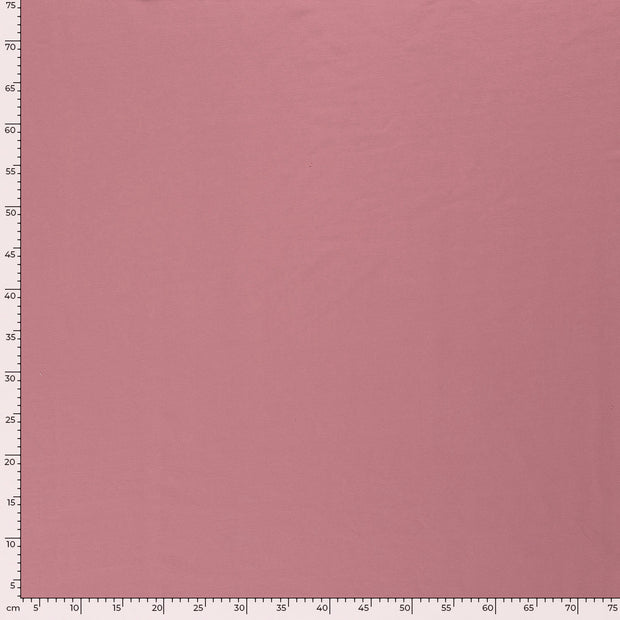 French Terry fabric Unicolour Old Pink