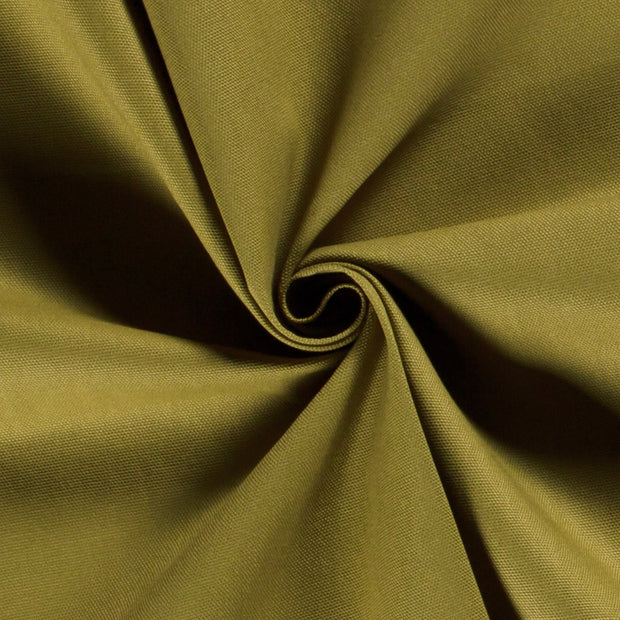 Canvas fabric Unicolour Olive Green