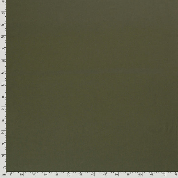 Cotton Jersey fabric Unicolour Khaki Green