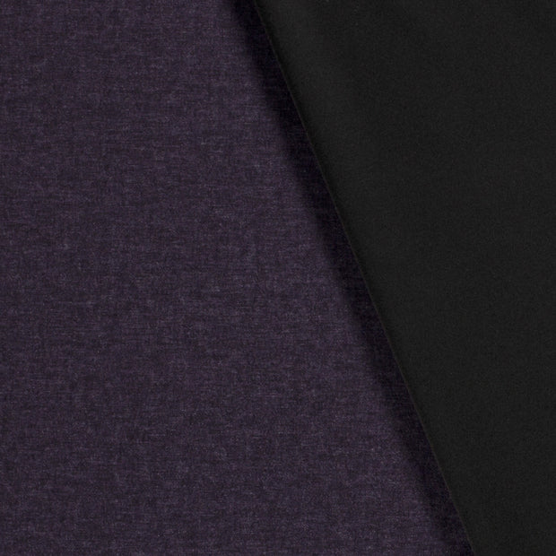 Milano tissu Unicolore Noir carbone