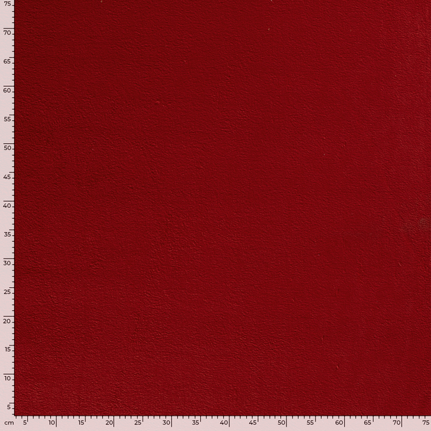Polaire tissu Unicolore Rouge Bordeaux