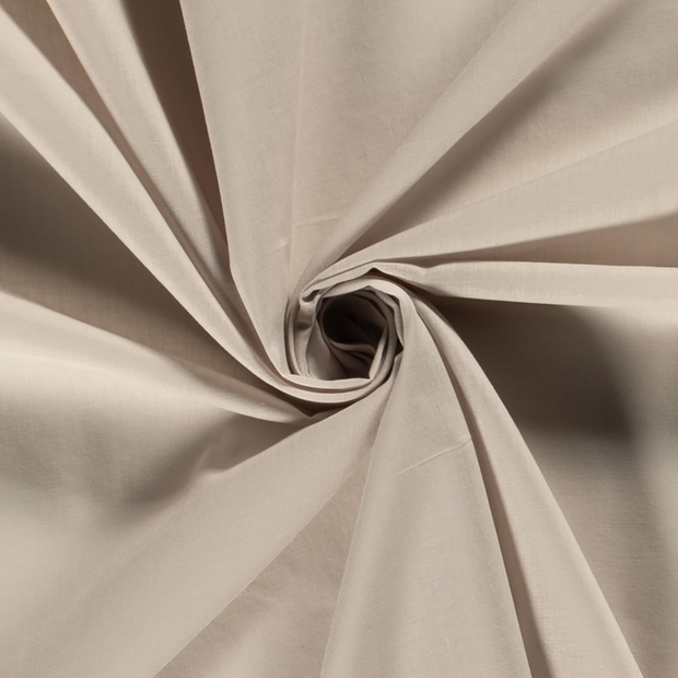 Voile fabric Unicolour Beige