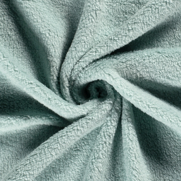 Sherpa Fleece tela Unicolor Azul Hielo