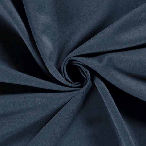 Gabardine fabric Unicolour Indigo