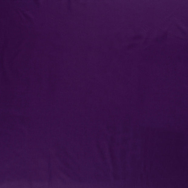 Cotton Poplin fabric Aubergine matte 