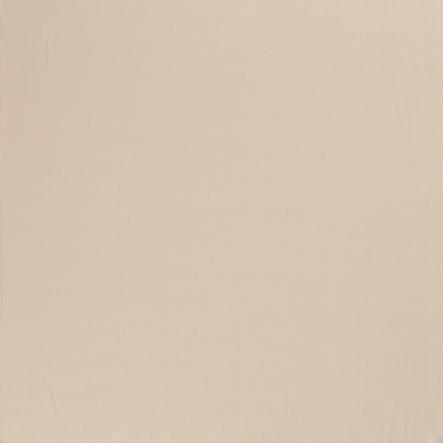 Rib Jersey fabric Beige matte 