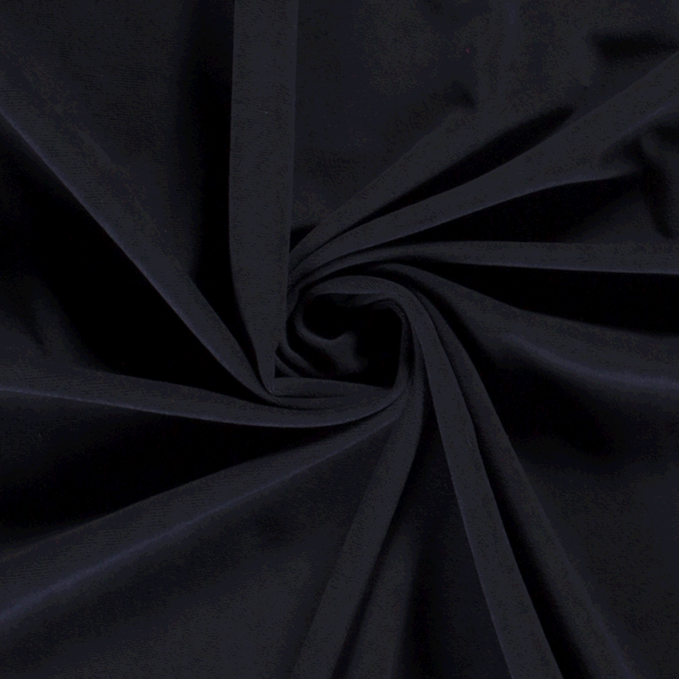 Velvet fabric Unicolour Navy