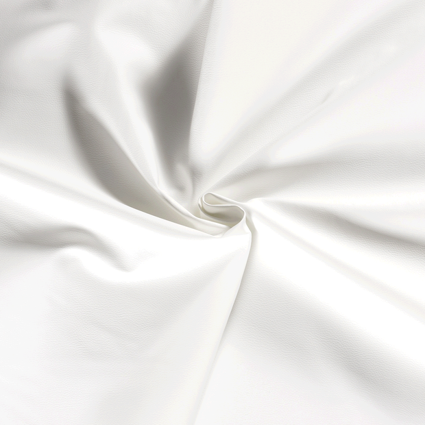 Imitation cuir tissu Blanc 