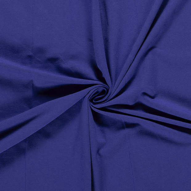 French Terry fabric Unicolour Cobalt