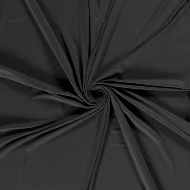 ECOVERO™ Jersey fabric Dark Grey 